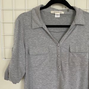 Sweetly Wonderful Heather Grey Soft Knit